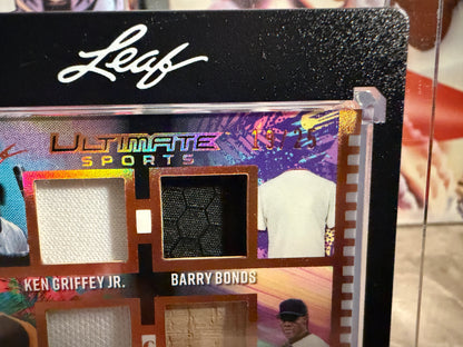 Griffey Jeter Bonds Ripken 2026 Leaf Ultimate Sports Crazy 8’s Game-Used /25