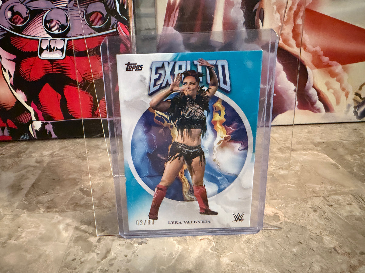 Lyra Valkyra 2026 Topps Exalted WWE Exalted Base Aqua /99 #44