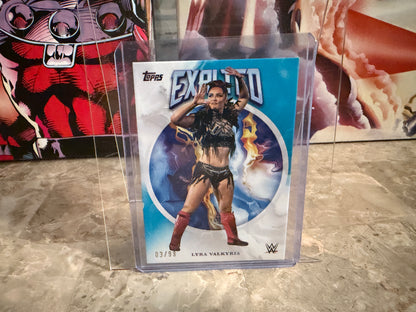 Lyra Valkyra 2026 Topps Exalted WWE Exalted Base Aqua /99 #44