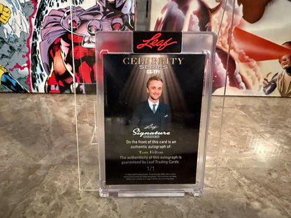 Tom Felton 2026 Leaf Signature Series Celebrity Series Auto Purple Crystal 1/1