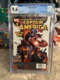 Captain America #1 CGC 9.6 WP Newsstand Edition (2005 Marvel)