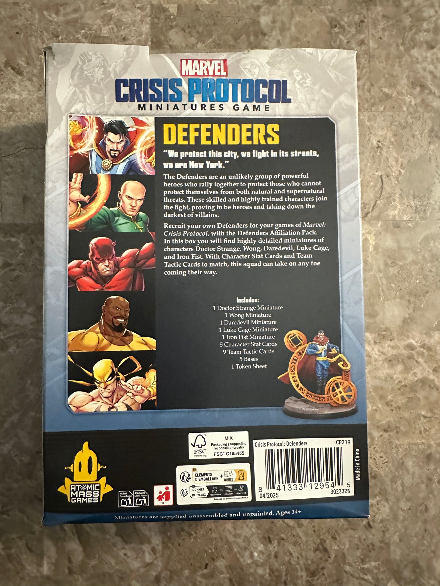 Marvel Crisis Protocol: Defenders Affiliation Pack