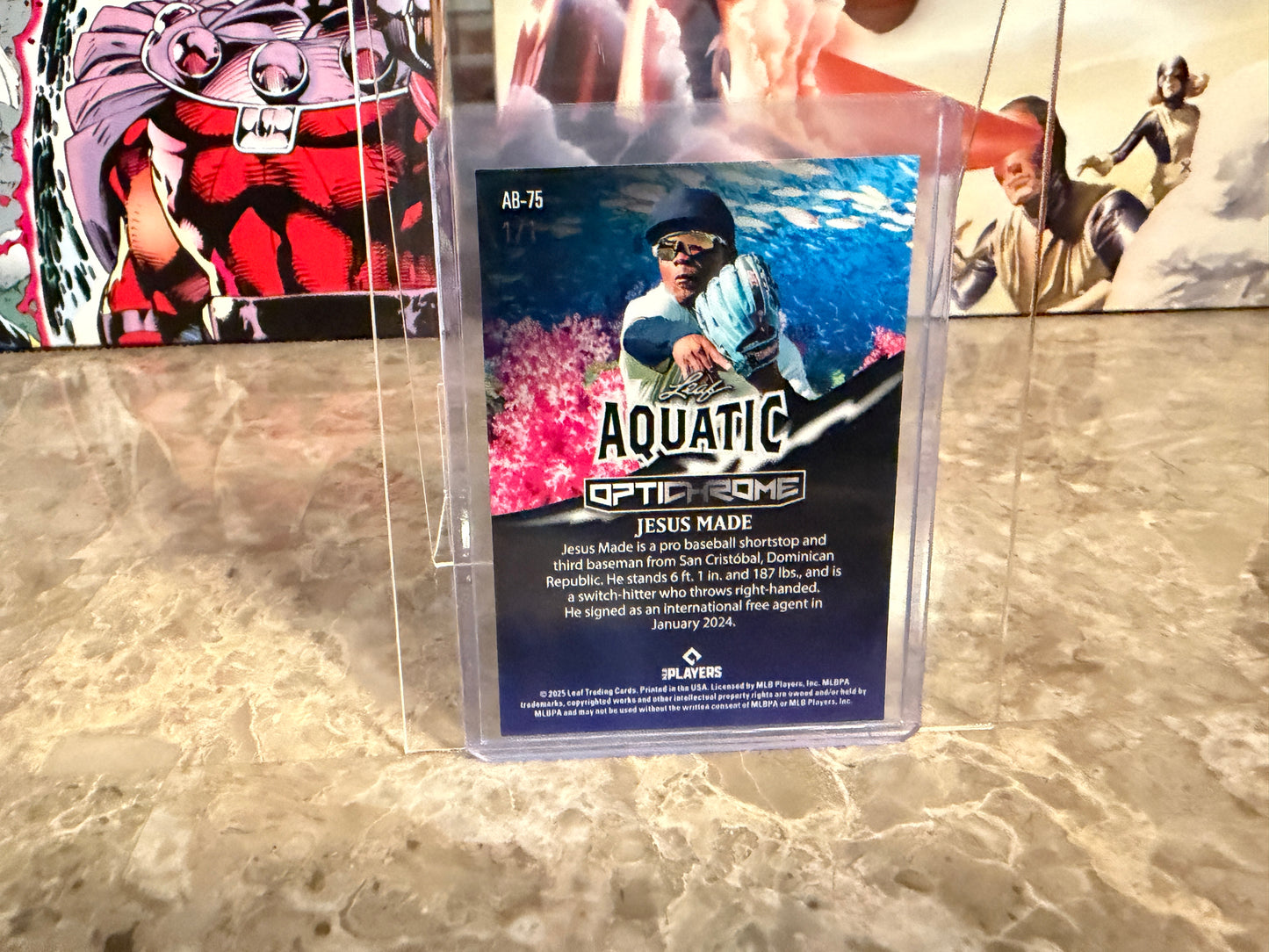 Jesus Made 2025 Leaf Optichrome Baseball Aquatic Crab 1/1