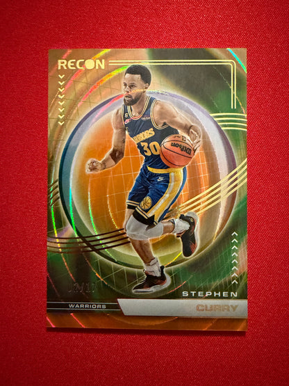 Stephen Curry 2022-23 Panini Recon 02/17 Orange Swirl #188