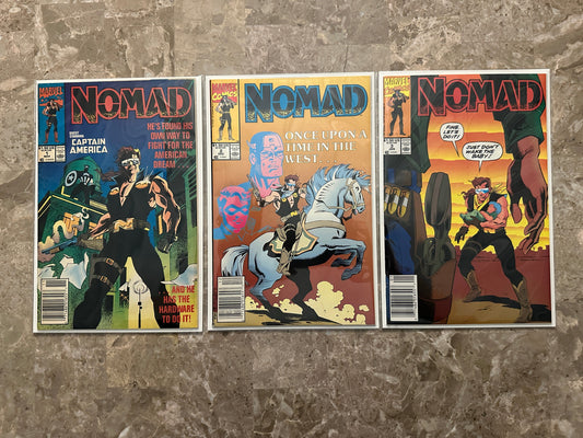 Nomad Limited Series #1-3 Newsstand Mid Grade (Marvel Comics 1990)