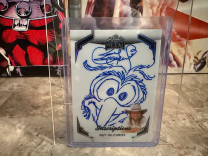 Guy Gilchrist 2026 Leaf Pop Century Inscriptions Sketch Auto Gonzo /199