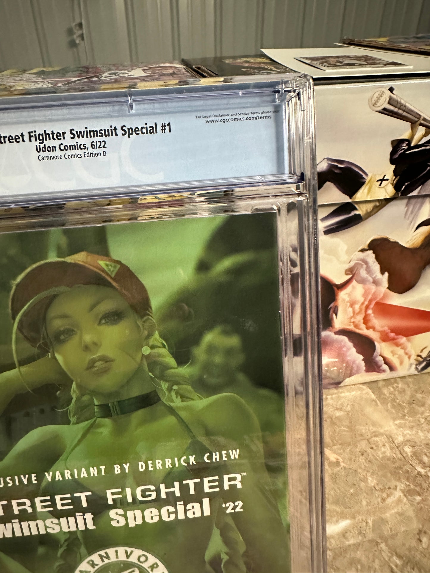 2022 Street Fighter Swimsuit Special CGC 9.8 Carnivore Comics D (Udon) -New Case