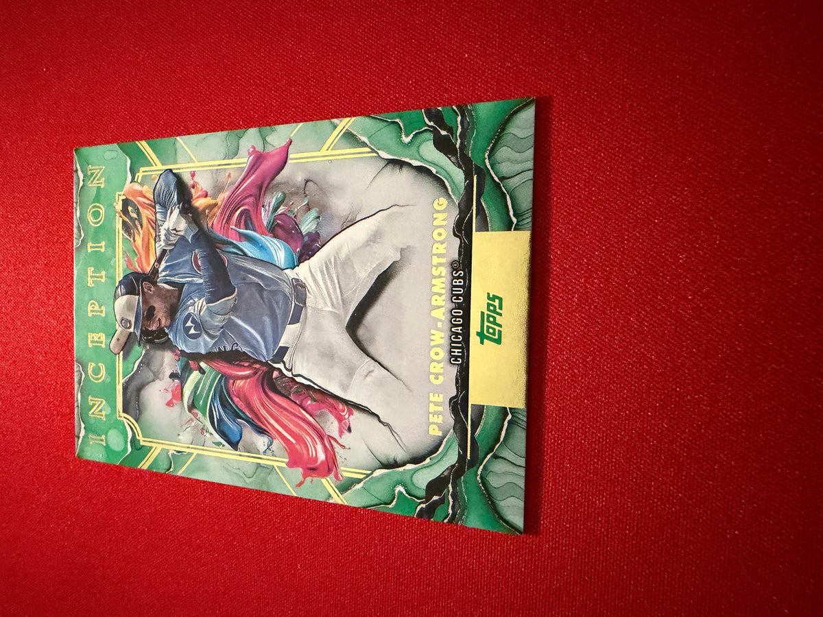 2025 Topps Inception Baseball Pete Crow-Armstrong Green Parallel #25