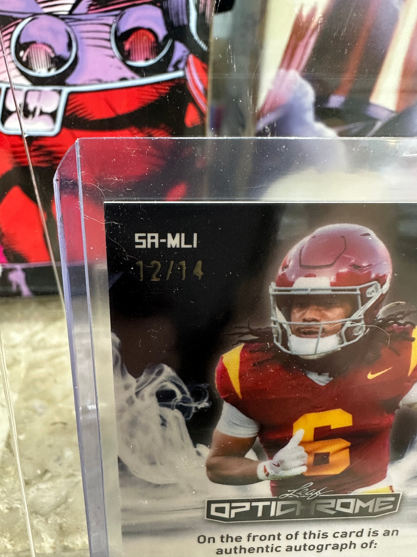 2026 Leaf Optichrome MAKAI LEMON Bring The Smoke AUTO /14 Eagles 1st Round
