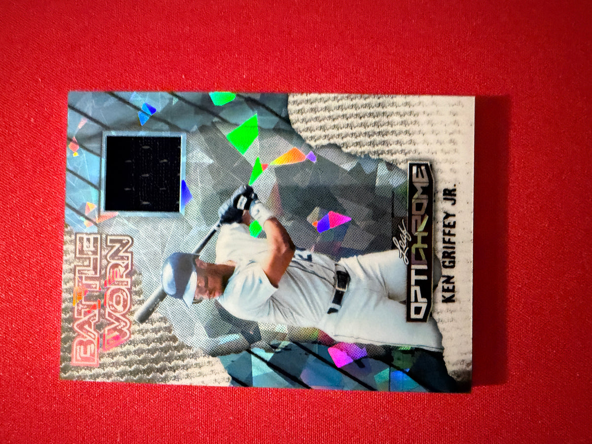 Ken Griffey Jr. 2025 Leaf Optichrome Baseball Battle Worn Game-Used Patch /7