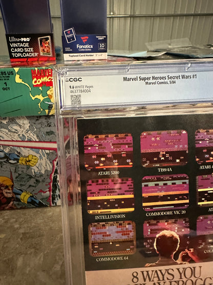 Marvel Super-Heroes: Secret Wars #1 CGC 9.6 WP (1984) - New Case