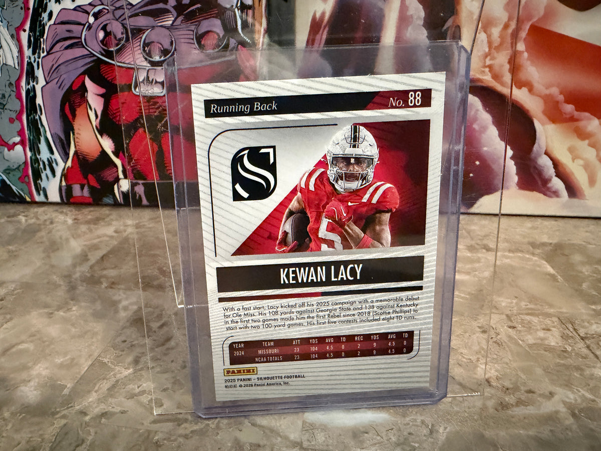 Kewan Lacy 2025 Panini Silhouette Football Base Purple /125