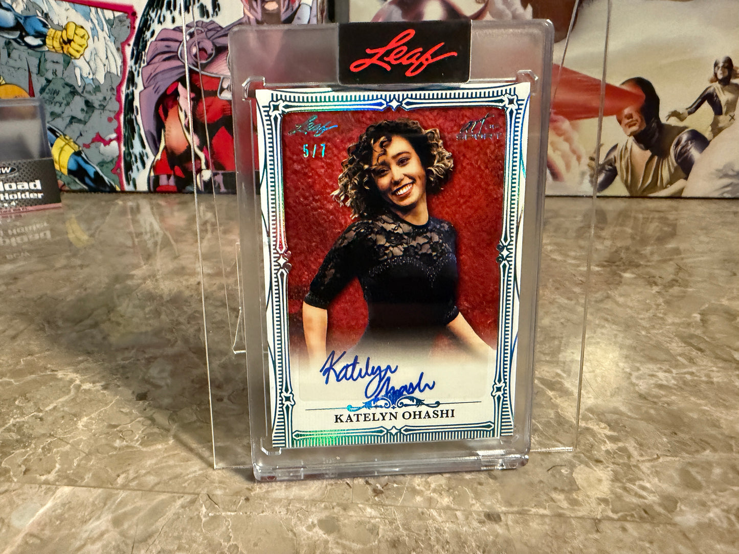 Katelyn Ohashi 2026 Leaf Art of Sport Base Auto Platinum /7