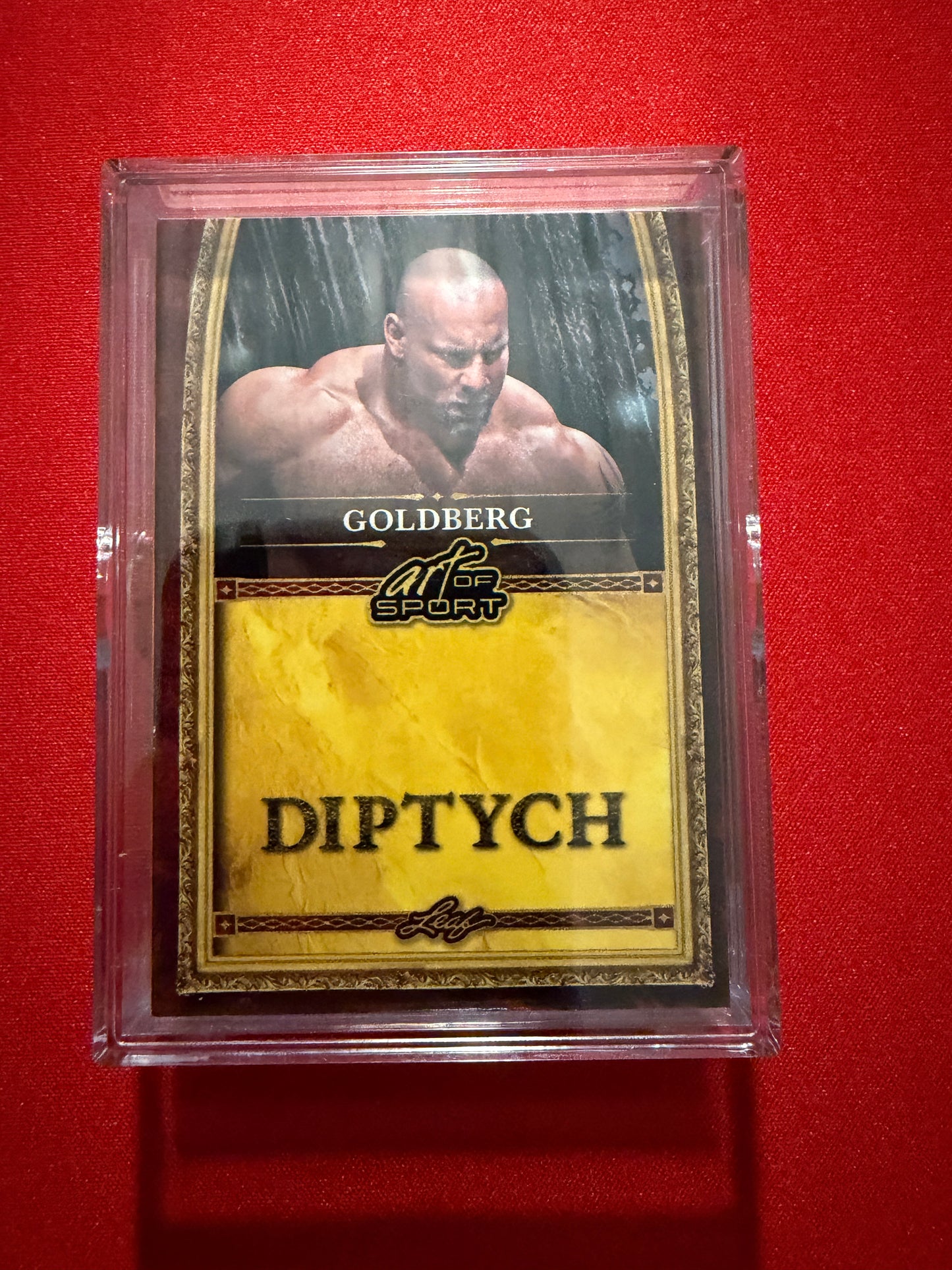 2026 Leaf Art of Sport Goldberg Diptych Auto Booklet Bronze /10 Bookend