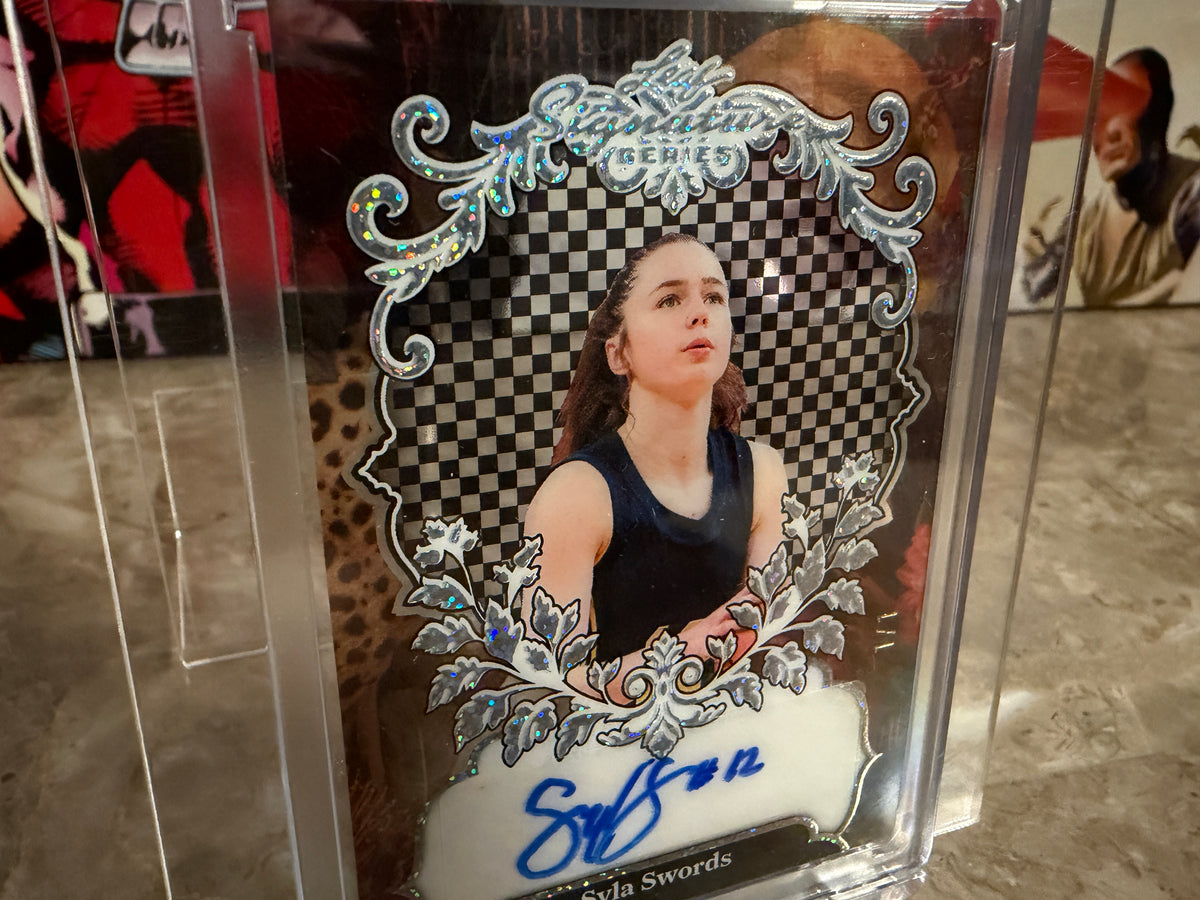 Syla Swords 2026 Leaf Signature Series Sports Base Clear Auto PETG Silver 1/1