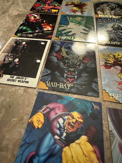 1995 Skybox DC Villains Dark Judgment Lot of 22 Unique