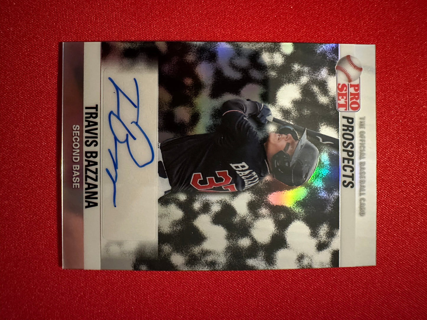 Travis Bazzana 2026 Leaf Pro Set 1990 Silver Prismatic AUTO 12/20 Guardians
