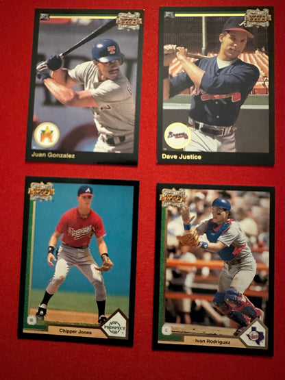 1993 Upper Deck 5TH ANNIVERSARY Complete Insert Set 1-15 - Griffey/Ryan