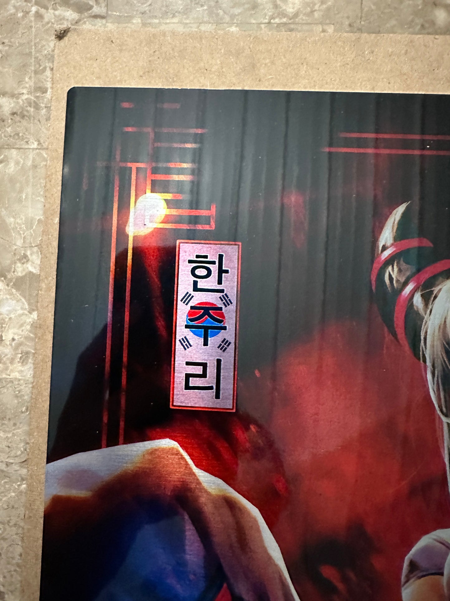 17"x11.5" Metal Sign - Street Fighter 6 #4 - Sign & Sketch Derrick Chew w/ COA