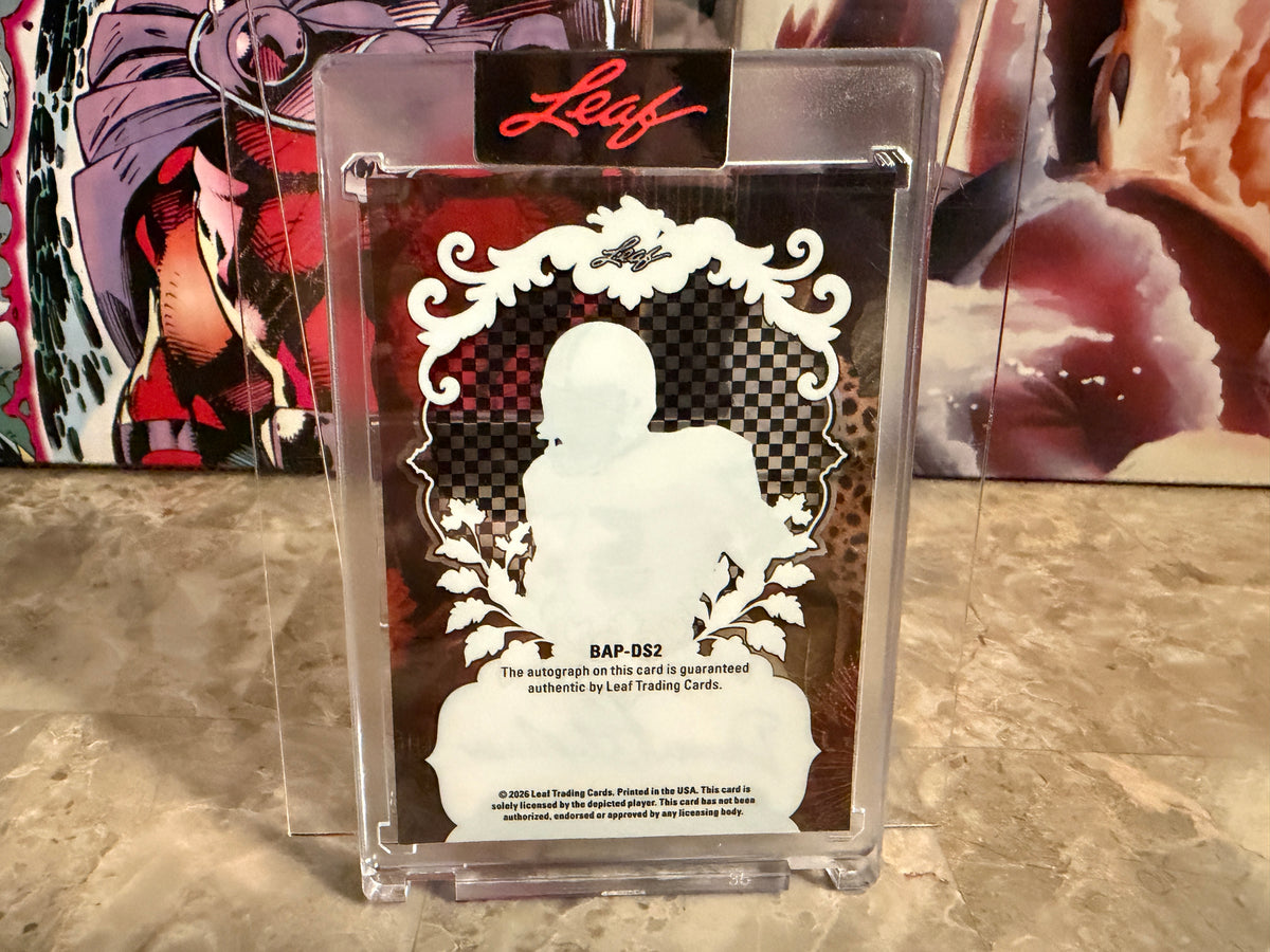 Dwight Stephenson 2026 Leaf Signature Series Base PETG Clear Auto Sparkle 1/1