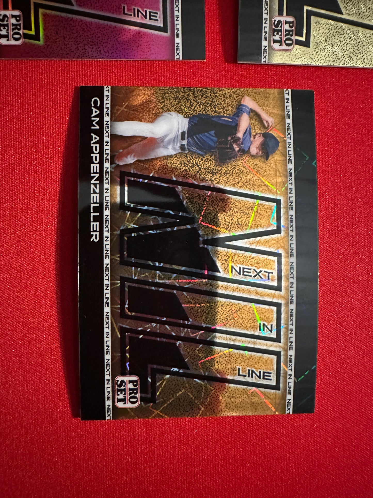 2026 Pro Set NIL Lot Justin Lebron /6 TWO 1/1s Flora Super Prismatic Appenzeller Gold