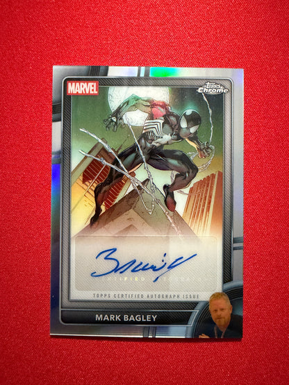 2026 Topps Marvel Chrome Mark Bagley Auto Spider-Man Alien Symbiote