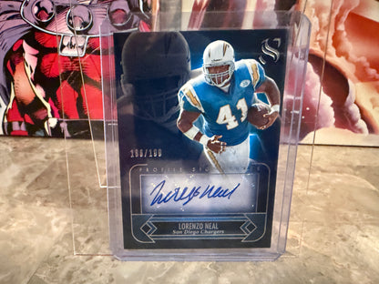 Lorenzo Neal 2025 Panini Silhouette Football Profile Signatures Auto /199