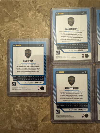 2024 Panini Donruss Basketball Cleveland Cavaliers Team Set (8 cards)