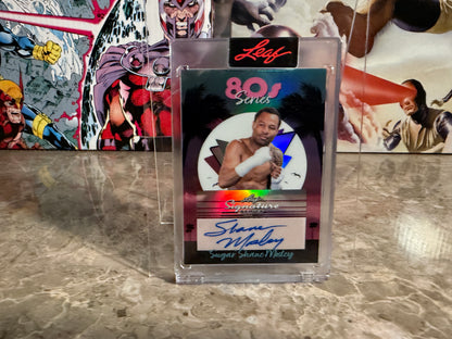 Sugar Shane Mosley 2026 Leaf Signature Series 80s Series Auto White 1/1