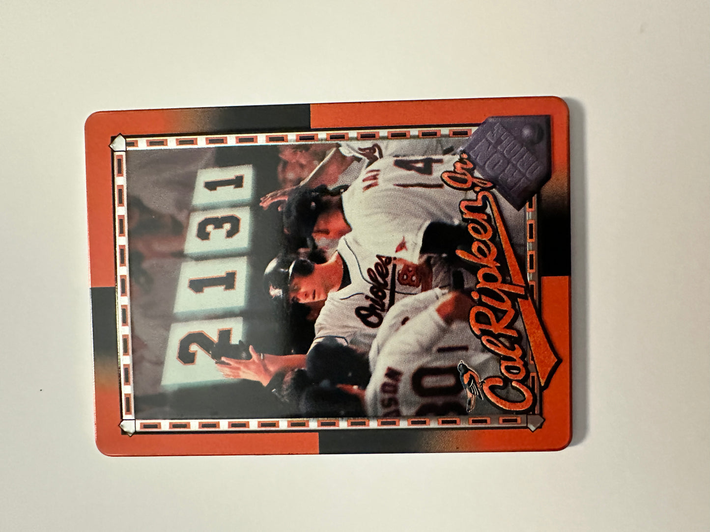 Cal Ripken Jr. Metallic Impressions Iron Oriole 10 Card Set w/ Tin