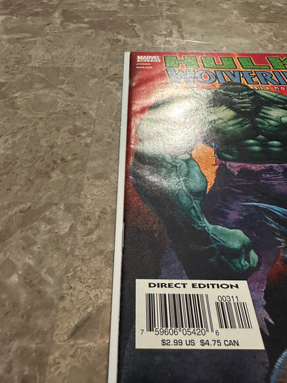 Hulk Wolverine Six Hours #1-4 High Grade (Marvel 2003)