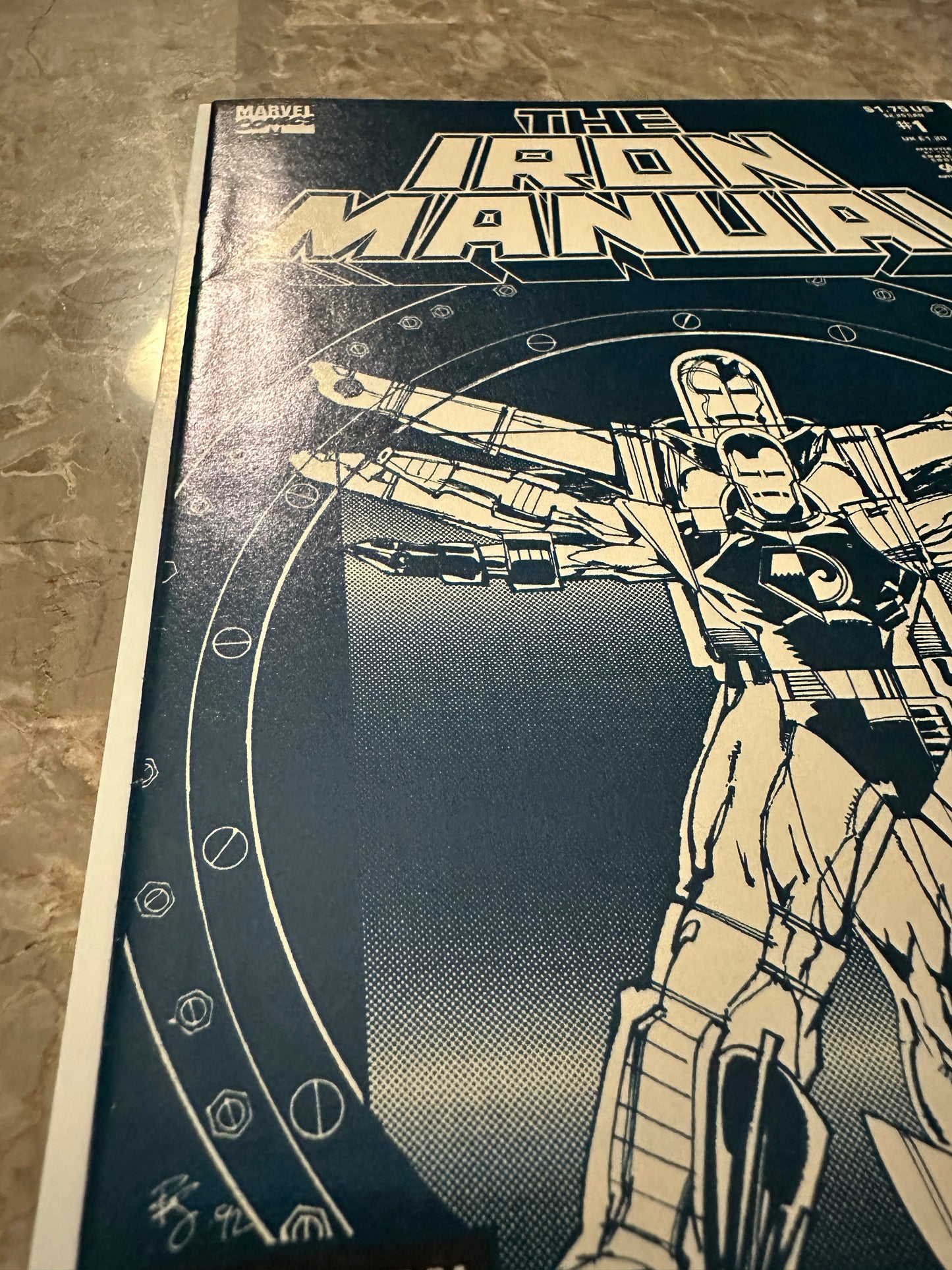 Iron Manual #1 VF/NM 9.0-9.2 (1993 Marvel Comics)