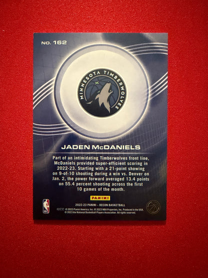 Jaden McDaniels 2022-23 Panini Recon Basketball /199 #162