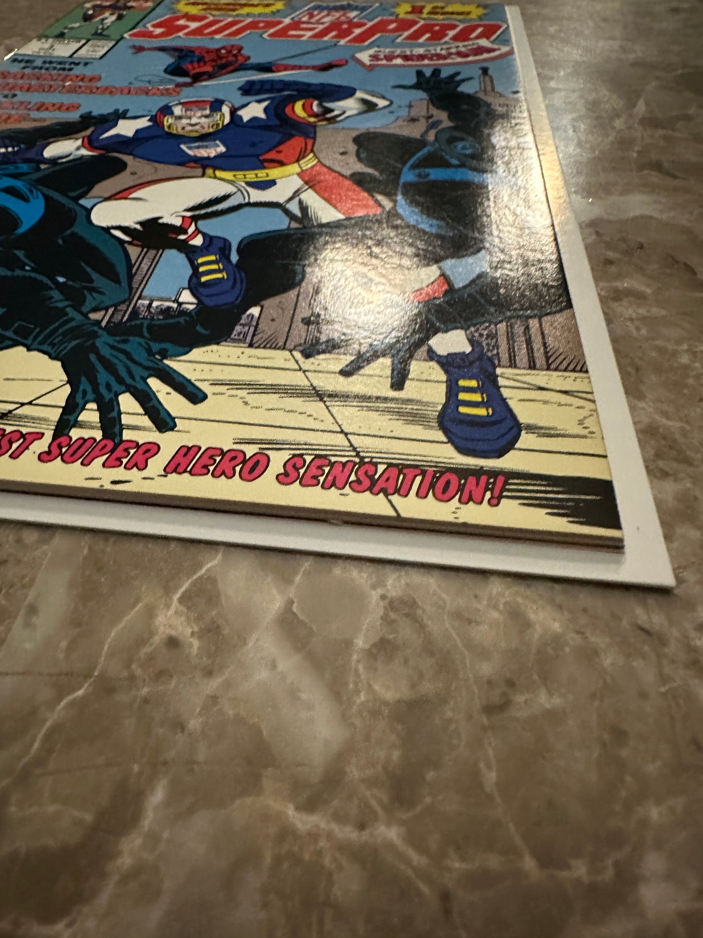 NFL SuperPro #1-2 NM (1991 Marvel)