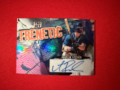 Andrew Fischer 2026 Leaf Pro Set Metal Baseball Frenetic Auto /10