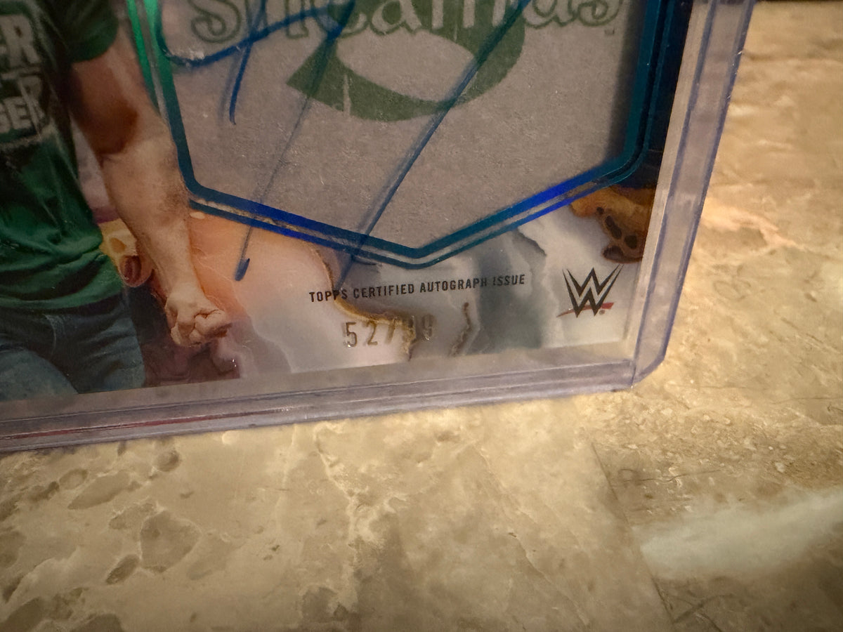 Sheamus 2026 Topps Exalted WWE Insignia Ink On-Card Auto /99