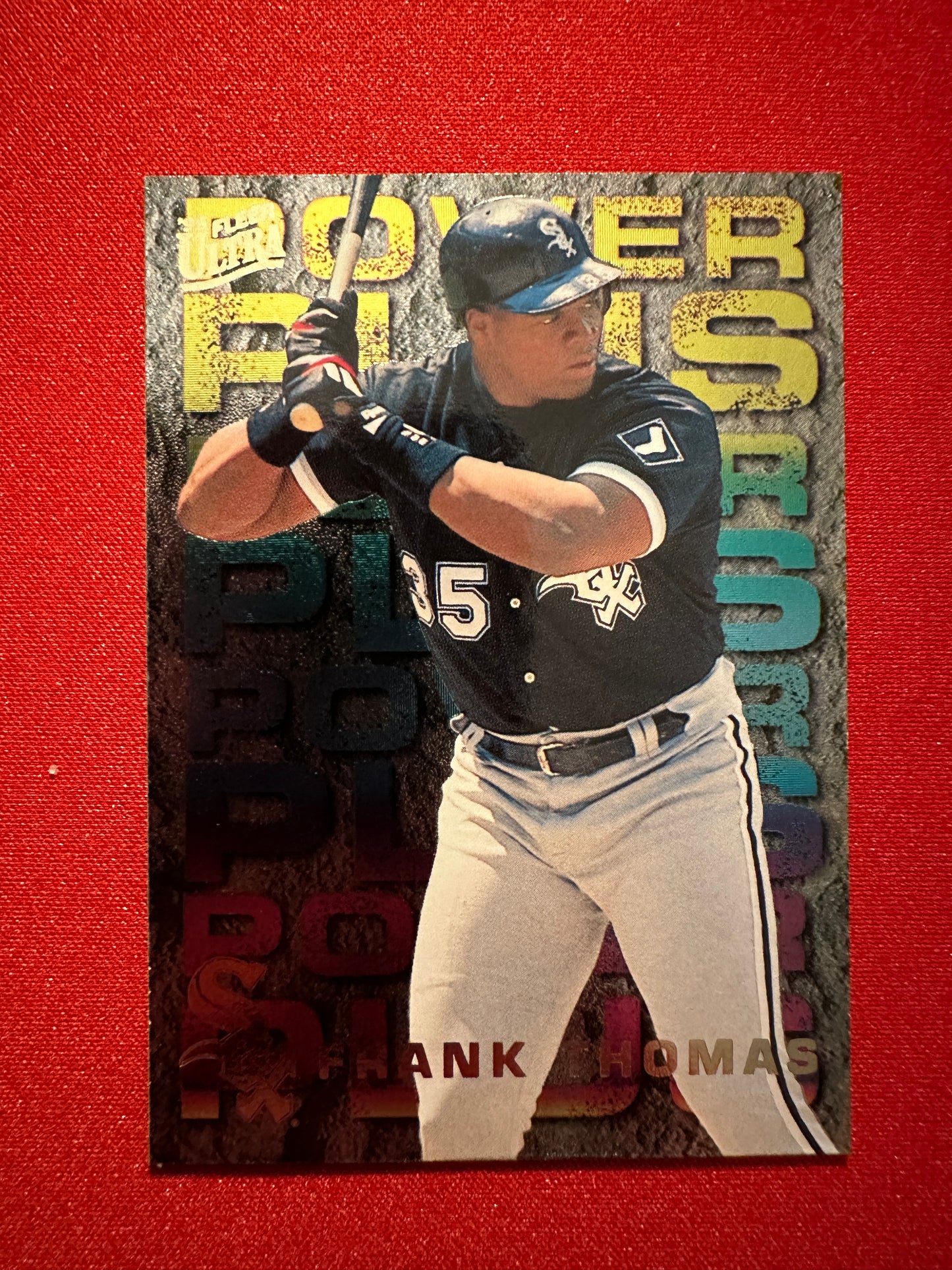 1995 Fleer Ultra Power Plus Frank Thomas #3 - Rare Insert - NM-MT!