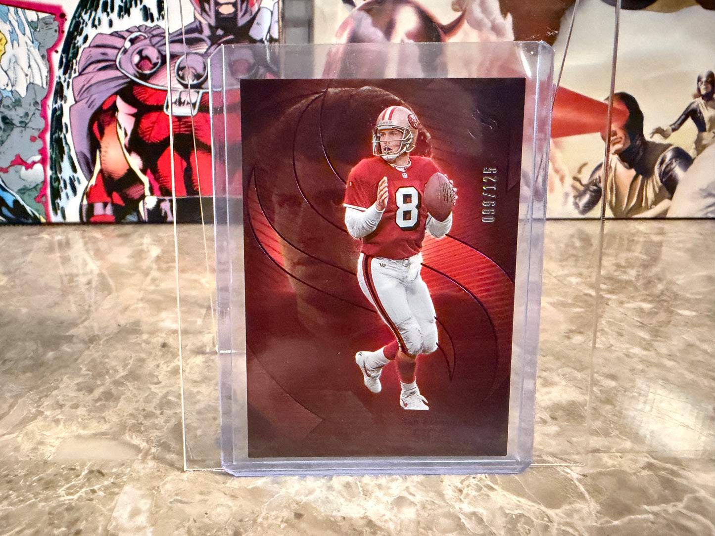 Steve Young 2025 Panini Silhouette Football Base Purple /125
