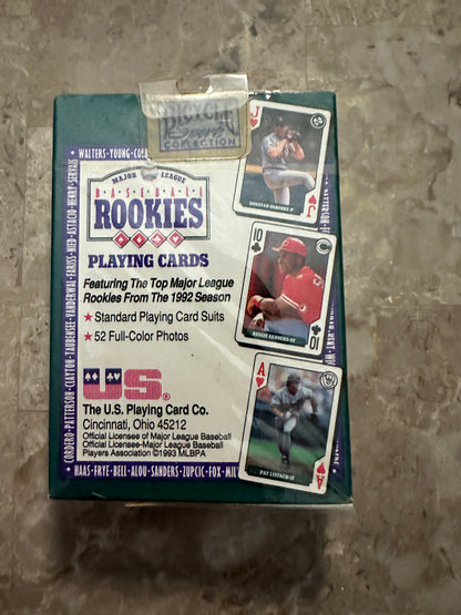 1992 Baseball Rookies Playing Cards (Bicycle) - Factory Sealed