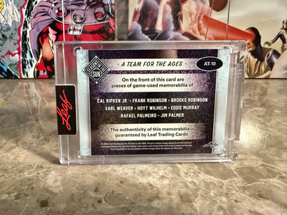 2026 Leaf Seasons In the Sun Team For The Ages Orioles Ripken Murray /10