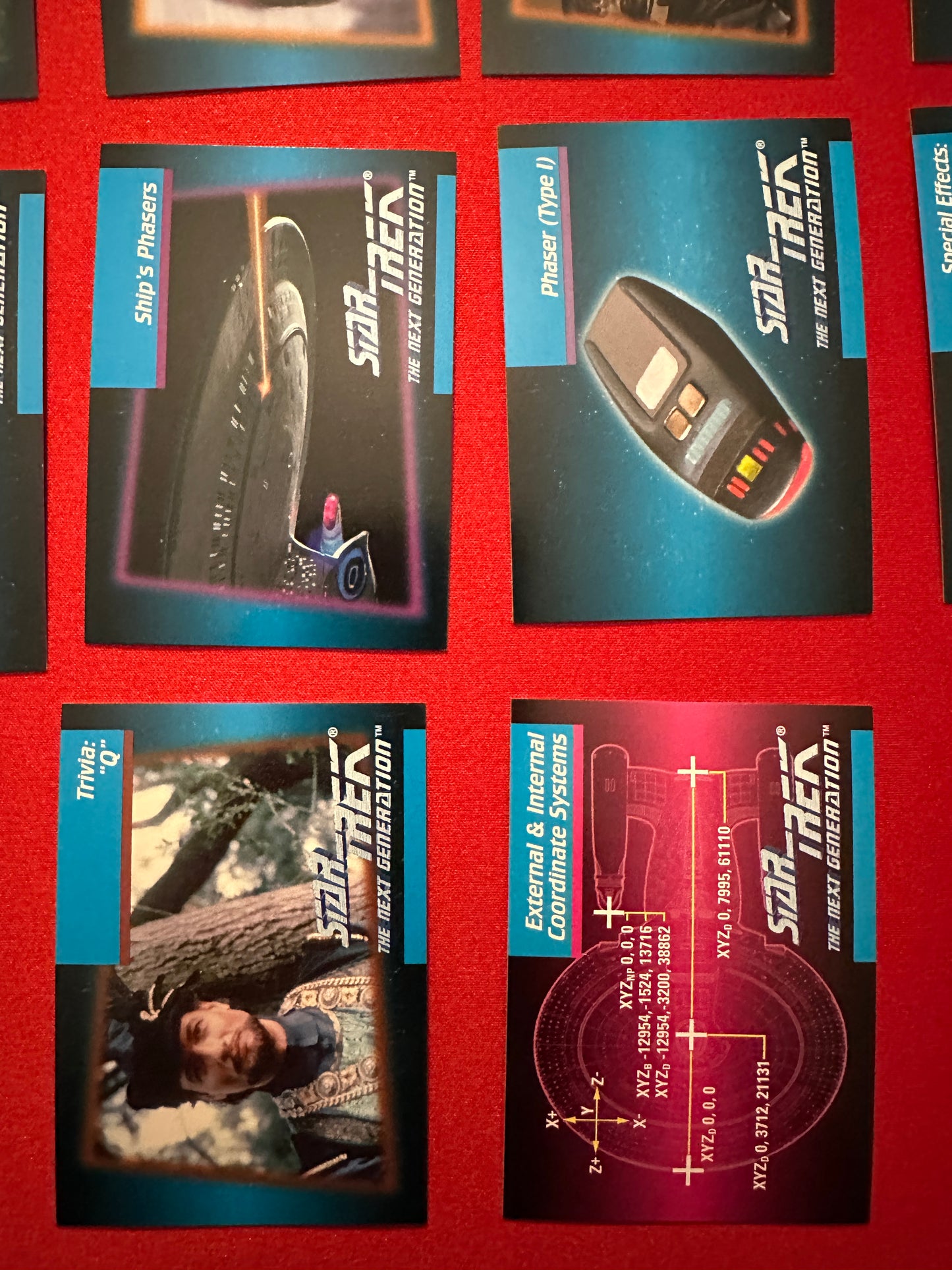 Star Trek Trading Card Lot of 31 Cards - 1993 Skybox Master/1992 Paramount