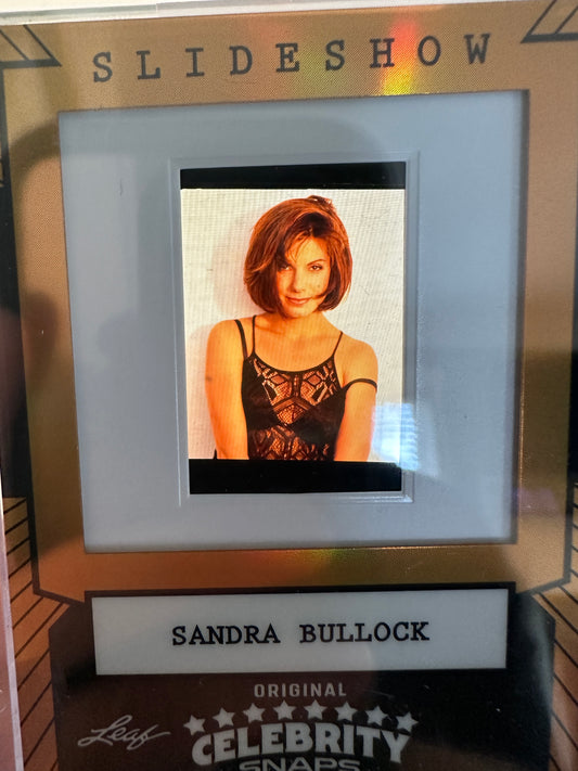 2026 Leaf Slideshow SANDRA BULLOCK /25 Metal Celebrity Snaps SLIDE Sexy Shot