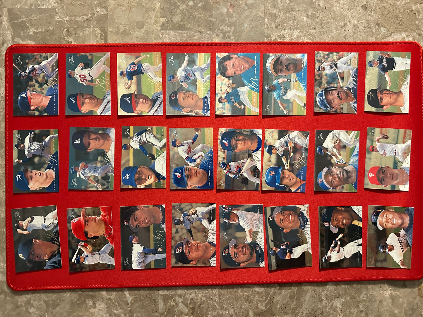 1995 Fleer Flair Lot of 170 - Minimal Duplication