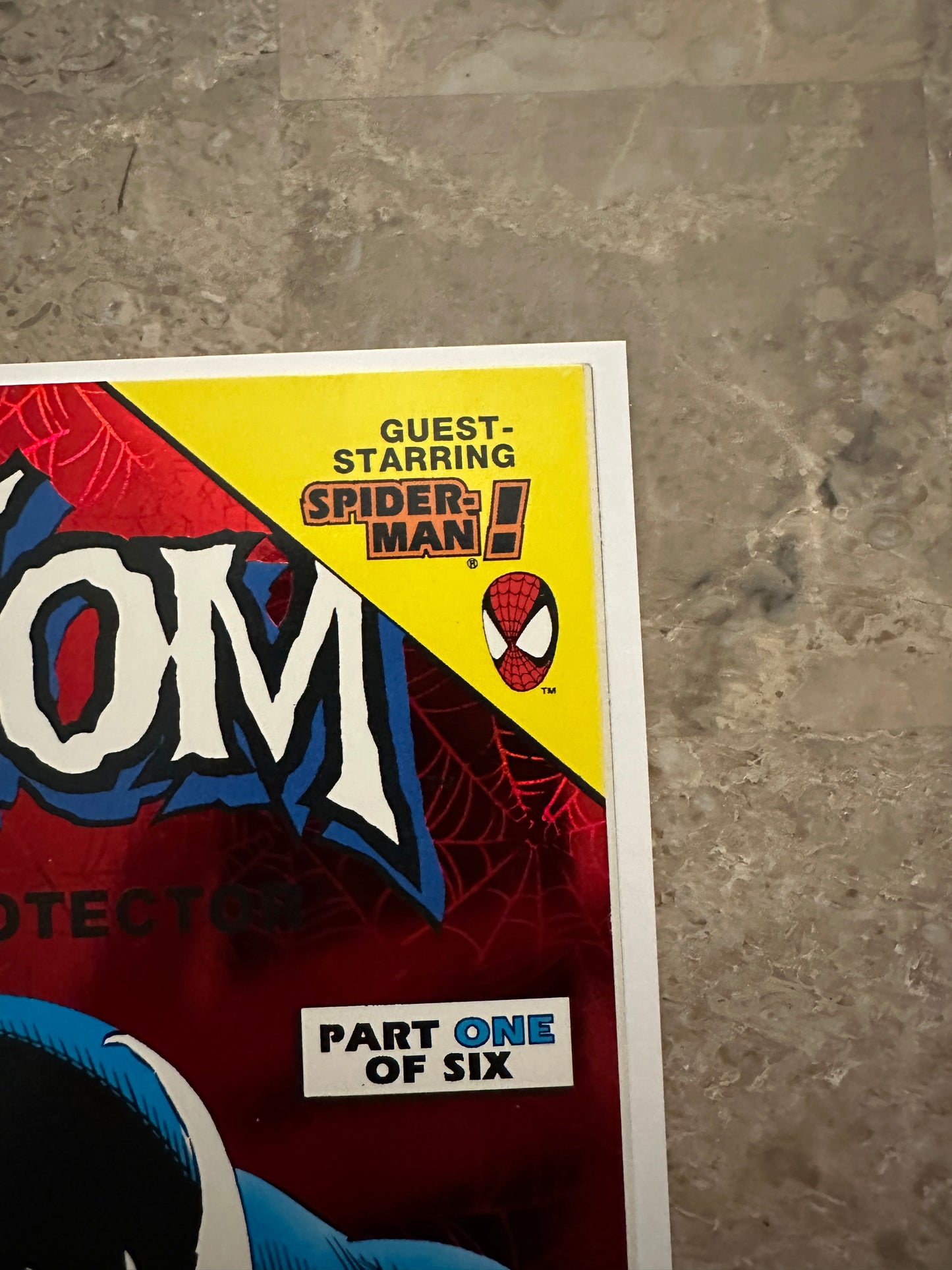 Venom Lethal Protector #1 VF+ 8.5 (1993 Marvel) - De La Rosa Signature Print