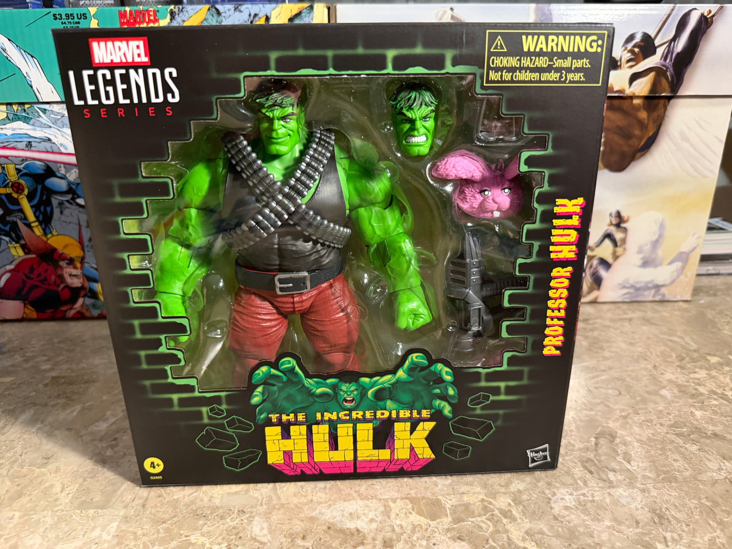 🟢 Marvel Legends Series – Deluxe Professor Hulk (Incredible Hulk Comics) Action Figure