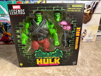 🟢 Marvel Legends Series – Deluxe Professor Hulk (Incredible Hulk Comics) Action Figure