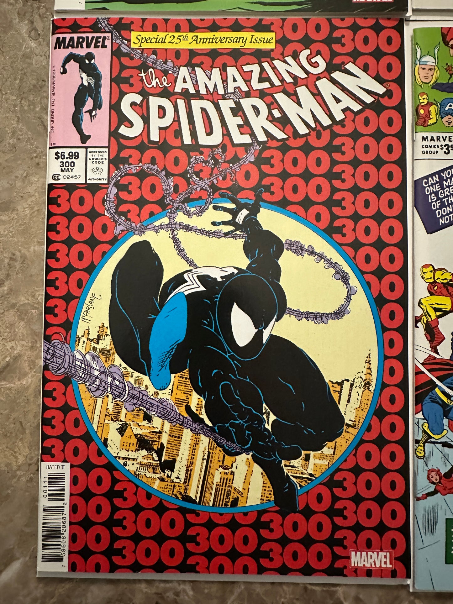 Amazing Spider-Man #300, New Mutants #98, X-Men #101, Avengers #8 Facsimile Lot