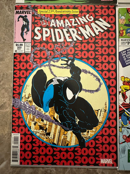 Amazing Spider-Man #300, New Mutants #98, X-Men #101, Avengers #8 Facsimile Lot