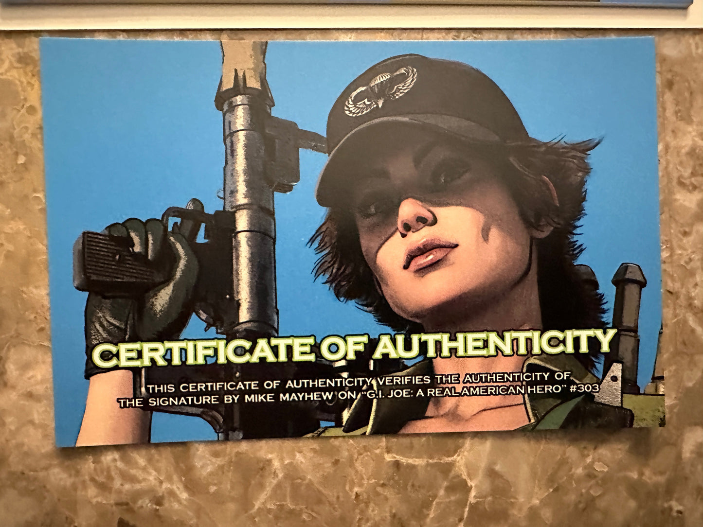 GI Joe A Real American Hero #303 NM- 9.2 (2024 IDW) - w/ COA