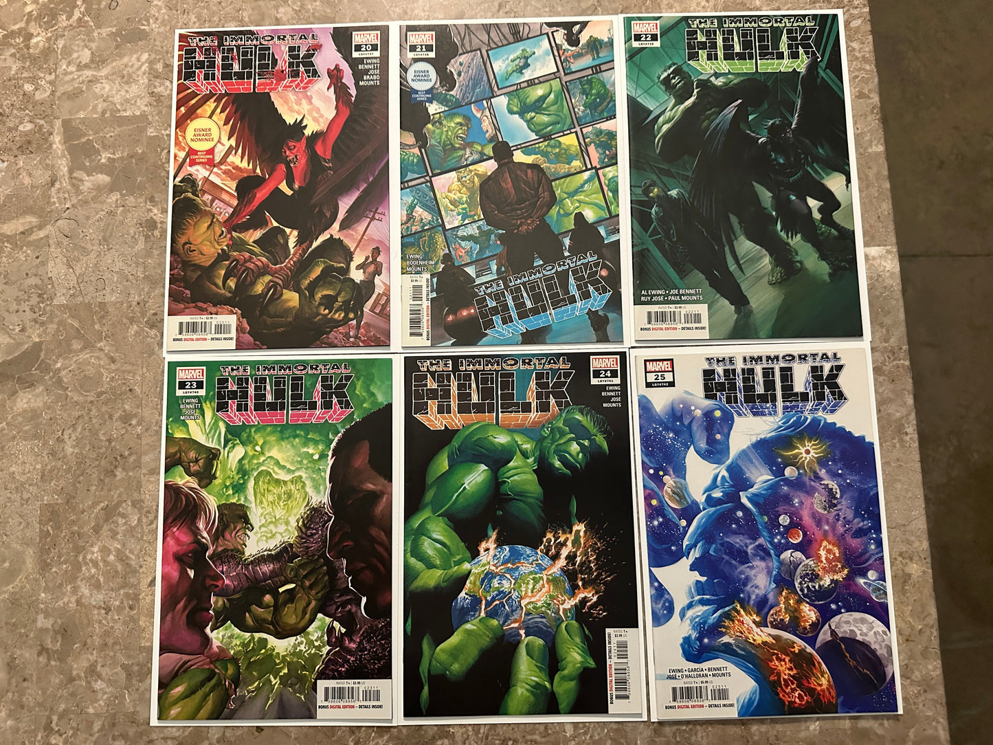 Immortal Hulk #0-50 + Extras High Grade (2018 Marvel Comics)